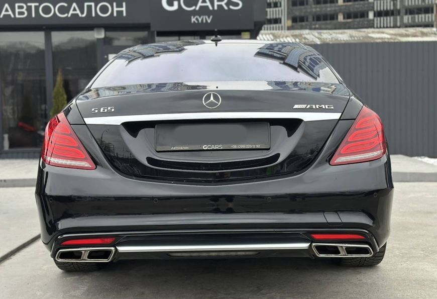 Комплект обвісу передній і задній бампер на Mercedes S-class W222 2013-2017 стиль S63 430320 фото