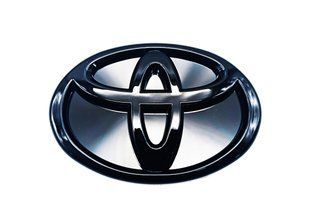 Автологотип емблема Toyota Full Black глянець 90мм 521765 фото