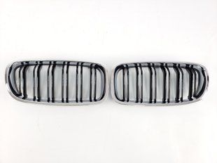 Низдрые Черные Глянец Хром Рамка ( Двойные M-Look ) на BMW 3 F30, F31 2011-2018 429924 фото