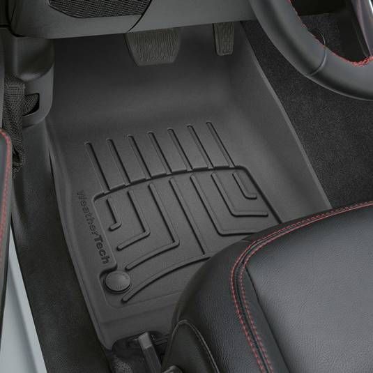 3D килимки для Jeep Wrangler, Gladiator 2018- чорні передні WeatherTech HP 4413131IM 240212 фото