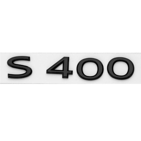 Автологотип емблема напис Mercedes S400 Black Package чорний глянець 417112 фото Автологотип емблема напис Mercedes S400 Black Package чорний глянець 417112 фото