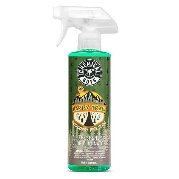 Освіжувач повітря в авто Chemical Guys Happy Trail Outdoorsy Pine Scent 473мл 408462 фото Освіжувач повітря в авто Chemical Guys Happy Trail Outdoorsy Pine Scent 473мл 408462 фото