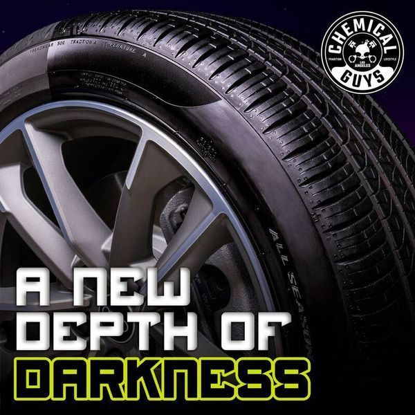 Захисний засіб для резини Chemical Guys Galactic Black Wet Look 473мл 408846 фото