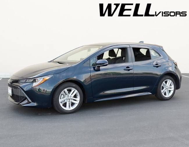 Дефлектори вікон для Toyota Corolla 2018- Hatchback Premium Series WELLvisors 3-847TY053 208859 фото