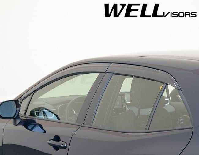 Дефлектори вікон для Toyota Corolla 2018- Hatchback Premium Series WELLvisors 3-847TY053 208859 фото