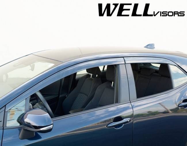 Дефлектори вікон для Toyota Corolla 2018- Hatchback Premium Series WELLvisors 3-847TY053 208859 фото