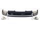 Диффузор (заднего бампера) Black Silver/Chrome Pipe (в стиле RS4) на Audi A4 B9 2015-2019 427789 фото 6
