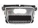 Решітка радіатора на Audi A3 2008-2012 стиль RS3 Black Silver 427263 фото 1