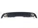 Диффузор (заднего бампера) Black Silver/Chrome Pipe (в стиле RS4) на Audi A4 B9 2015-2019 427789 фото 2