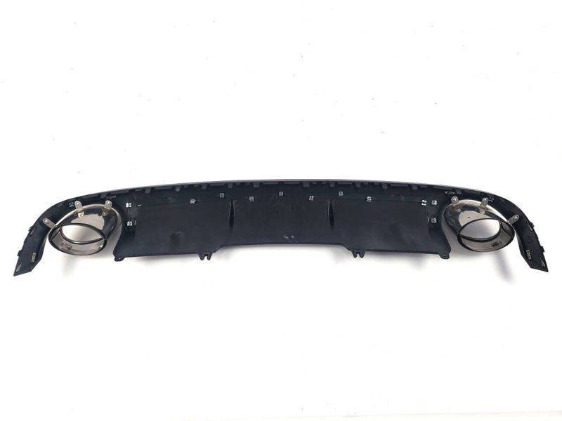 Диффузор (заднего бампера) Black Silver/Chrome Pipe (в стиле RS4) на Audi A4 B9 2015-2019 427789 фото Диффузор (заднего бампера) Black Silver/Chrome Pipe (в стиле RS4) на Audi A4 B9 2015-2019 427789 фото
