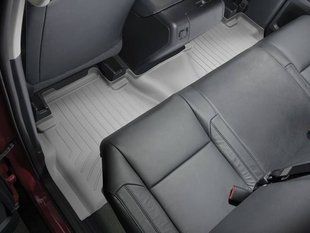 3D килимки для Toyota Tundra 2013- Double Cab з ящиком сірі задні WeatherTech 467862 46958 фото
