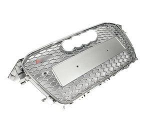 Решітка радіатора на Audi A4 B8 2011-2015 стиль RS4 Silver Chrome 427279 фото