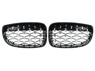 Решітка радіатора на BMW 1 E81, E82, E87, E88 2007-2013 Chrome Black Diamond 355208 фото
