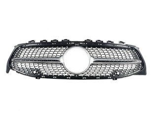 Решетка радиатора на Mercedes CLA-class C118 2019-2022 Diamond Silver под камеру 427439 фото
