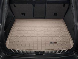Килимок у багажник для Porsche Cayenne 2010-2018 бежевий WeatherTech 41487 46005 фото