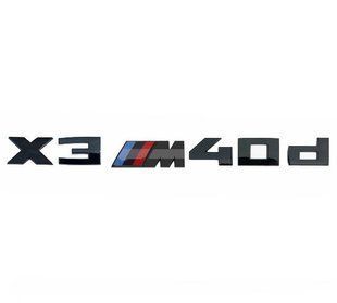 Автологотип емблема напис BMW X3M40d Black Shadow Edition 418477 фото