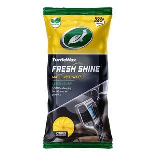 Салфетки для салона Turtle Wax Fresh Shine Citrus Matt Finish Wipes матовые 24 шт 418371 фото