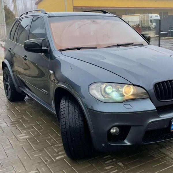 Накладки на зеркала M-Look на BMW X5 E70, X6 E71 Чорні глянцеві 364425 фото