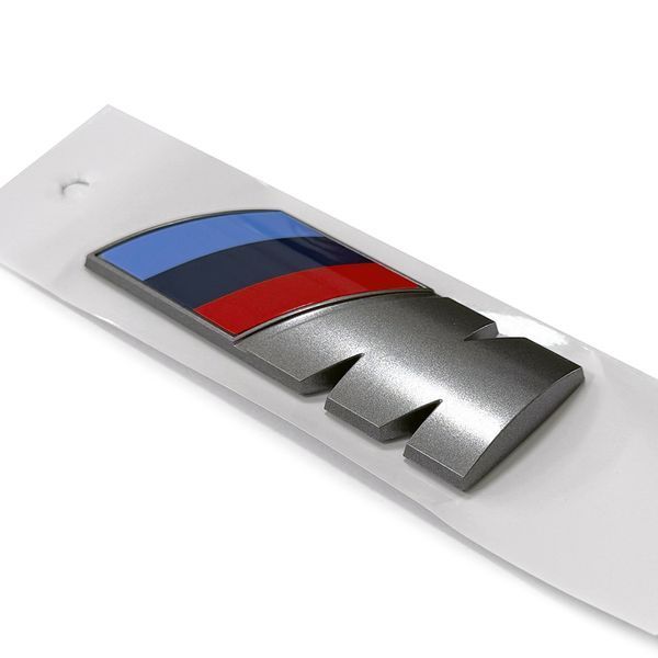Автологотип емблема напис BMW M 73мм Performance графіт 523383 фото