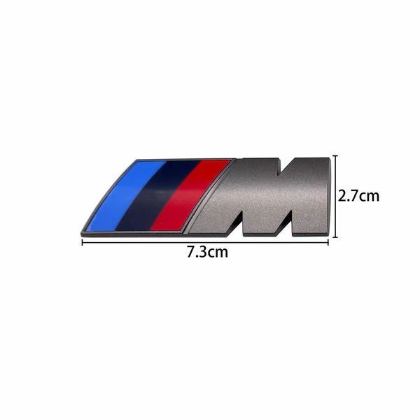 Автологотип емблема напис BMW M 73мм Performance графіт 523383 фото