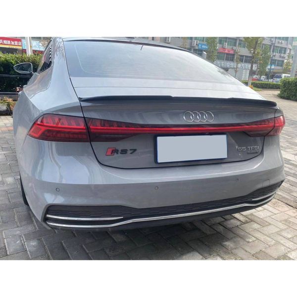 Спойлер на машину Audi A7 2017- черный глянец 425512 фото Спойлер на машину Audi A7 2017- черный глянец 425512 фото