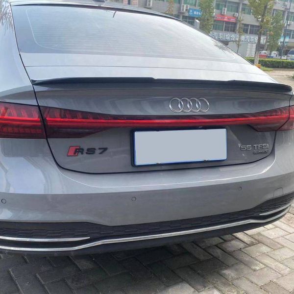 Спойлер на машину Audi A7 2017- черный глянец 425512 фото Спойлер на машину Audi A7 2017- черный глянец 425512 фото