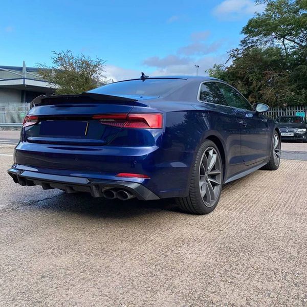 Спойлер на Audi A5 2016-2020 V1 чорний глянець 431447 фото