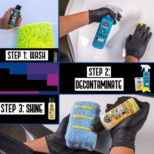 Набір очистки авто глиною Chemical Guys Complete Clay System Kit 408784 фото