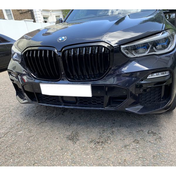 Решетка радиатора на BMW X5 G05 2018-2022 Shadow Line оригинал 51138096590 363419 фото