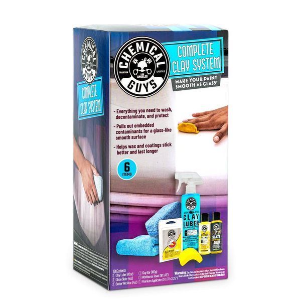 Набір очистки авто глиною Chemical Guys Complete Clay System Kit 408784 фото