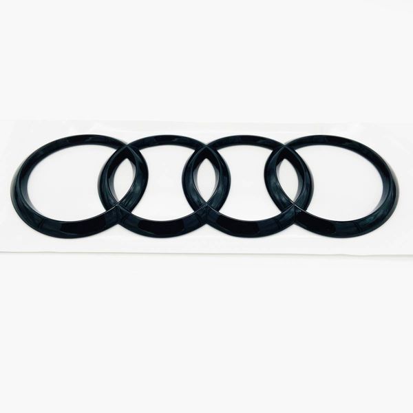 Автологотип емблема чорні кільця Audi TT 2014-2023 Black Edition на кришку багажника 8K5853304 422849 фото