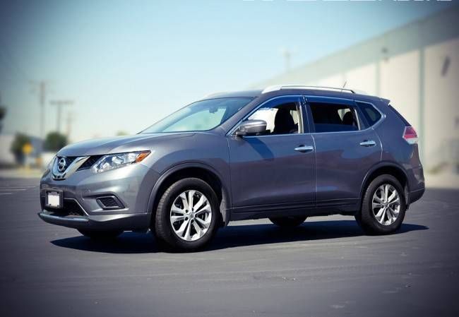 Дефлектори вікон для Nissan X-Trail, Rogue 2014- з хром молдингом WELLvisors 3-847NS009 162741 фото