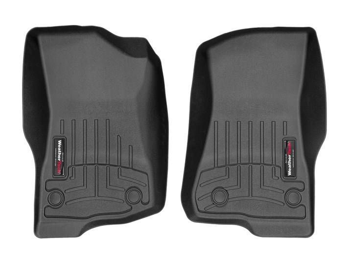 3D коврики для Jeep Wrangler, Gladiator 2018- черные передние WeatherTech 4413131 141655 фото