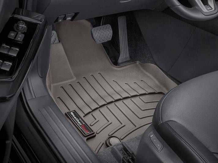 3D коврики для Mazda CX-9 2017- какао передние WeatherTech 479721 416076 фото