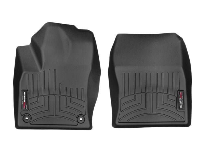 3D килимки для Toyota Prius 2016- чорні передні WeatherTech 449171 98345 фото