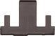 3D килимки для Cadillac Escalade, Chevrolet Tahoe, GMC Yukon 2020- какао 3 ряд Bucket Seating WeatherTech 4716323 236981 фото 2