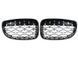 Решітка радіатора на BMW 1 E81, E82, E87, E88 2007-2013 Chrome Black Diamond 355208 фото 1