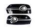 Решетки в бампер Black/Silver (стиль RSQ3 под туманки) на Audi Q3 2011-2014 429165 фото 3