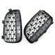 Решітка радіатора на BMW 1 E81, E82, E87, E88 2007-2013 Chrome Black Diamond 355208 фото 4
