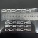 Наклейки на суппорт PORSCHE белые ровные 425998 фото 5