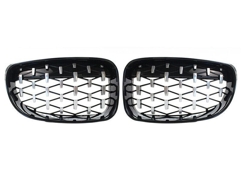 Решітка радіатора на BMW 1 E81, E82, E87, E88 2007-2013 Chrome Black Diamond 355208 фото Решітка радіатора на BMW 1 E81, E82, E87, E88 2007-2013 Chrome Black Diamond 355208 фото