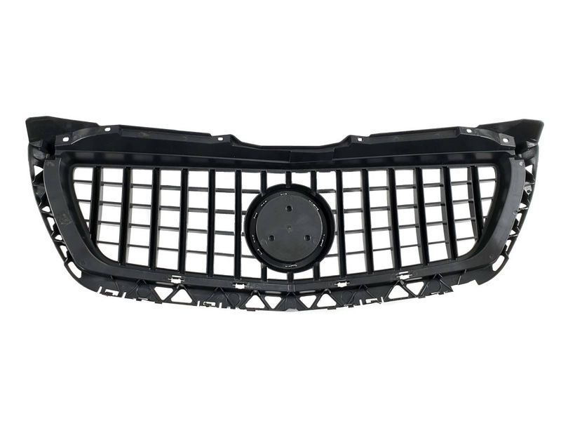 Решітка радіатора на Mercedes Sprinter W906 2013-2017 GT Chrome Black 427620 фото