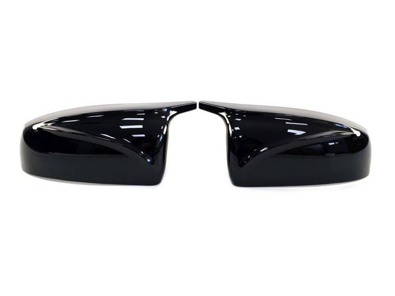 Накладки на зеркала M-Look на BMW X5 E70, X6 E71 Чорні глянцеві 364425 фото