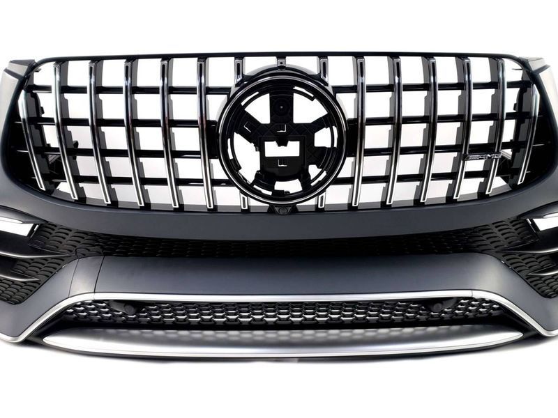 Комплект обвісу передній і задній бампер на Mercedes GLE-class W167 2018-2023 стиль GLE63 AMG V2 428578 фото
