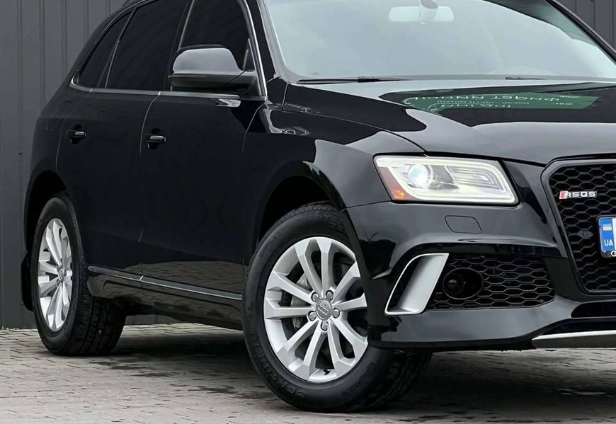Передній бампер на Audi Q5 2012-2016 стиль RS V1 428688 фото