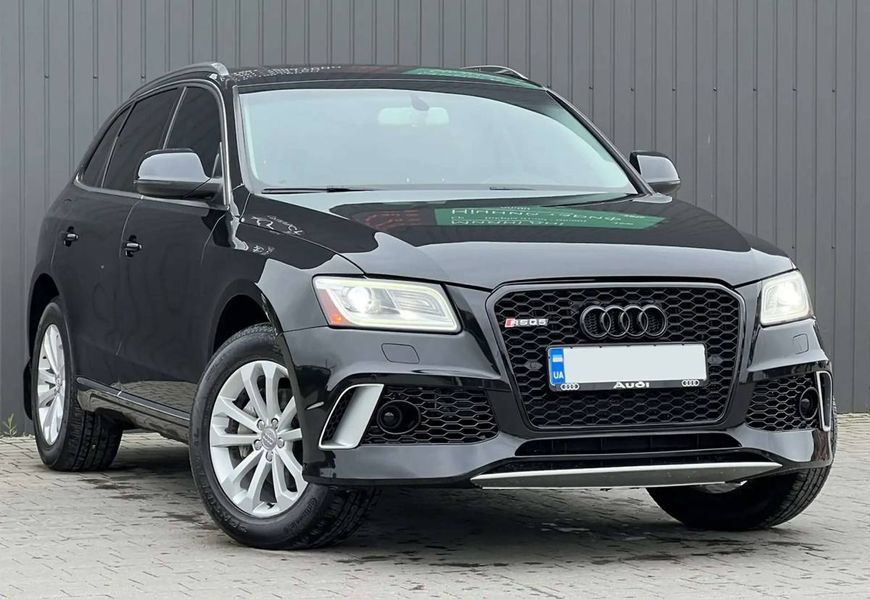 Передній бампер на Audi Q5 2012-2016 стиль RS V1 428688 фото