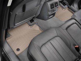 3D килимки для Audi Q5 2017- бежеві задні WeatherTech 4511462 98096 фото