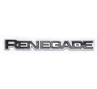 Емблема напис Jeep Renegade на двері хром 430780 фото