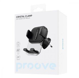 Автотримач Proove Crystal Clamp Air Outlet Car Mount (чорний) 523299 фото