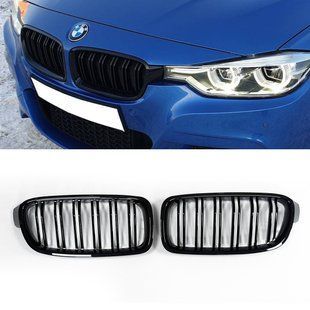Решетка радиатора на BMW 3 F30, F31 2011-2018 Black 240838 фото